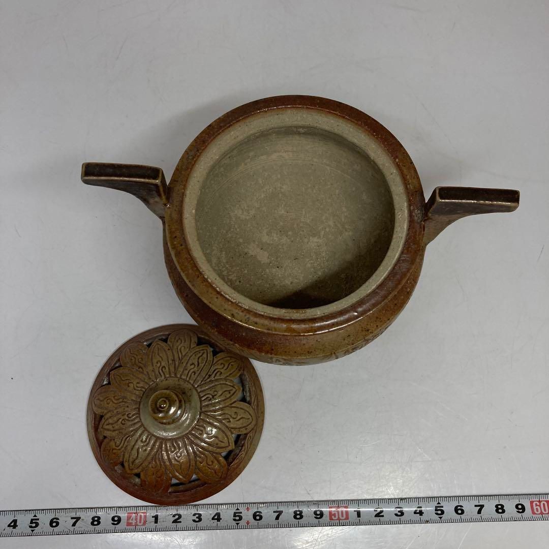 備前焼 三足香炉 東さ5-1213② - メルカリ