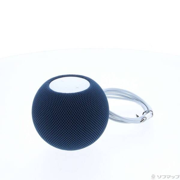 未使用に近い Apple Pod mini MJ2C3J/A ブルー Apple HomePod mini