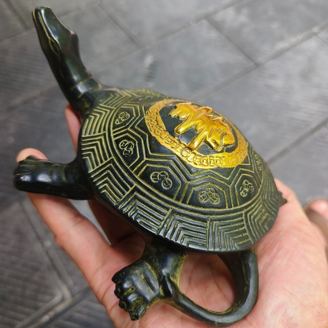 銅細工 長寿亀 装飾品 工芸品 美術品 置物 【公式通販】