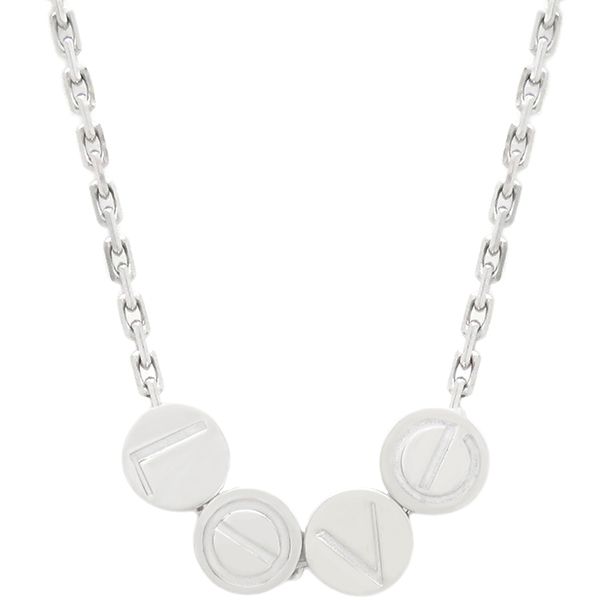 カルティエ Cartier ネックレス ラブ ロゴ K18WG ホワイトゴールド 18  