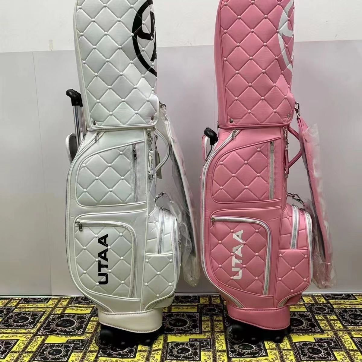 キャスター型 UTAA ユタ ゴルフバッグ キャディバッグ 2色 【公式通販】