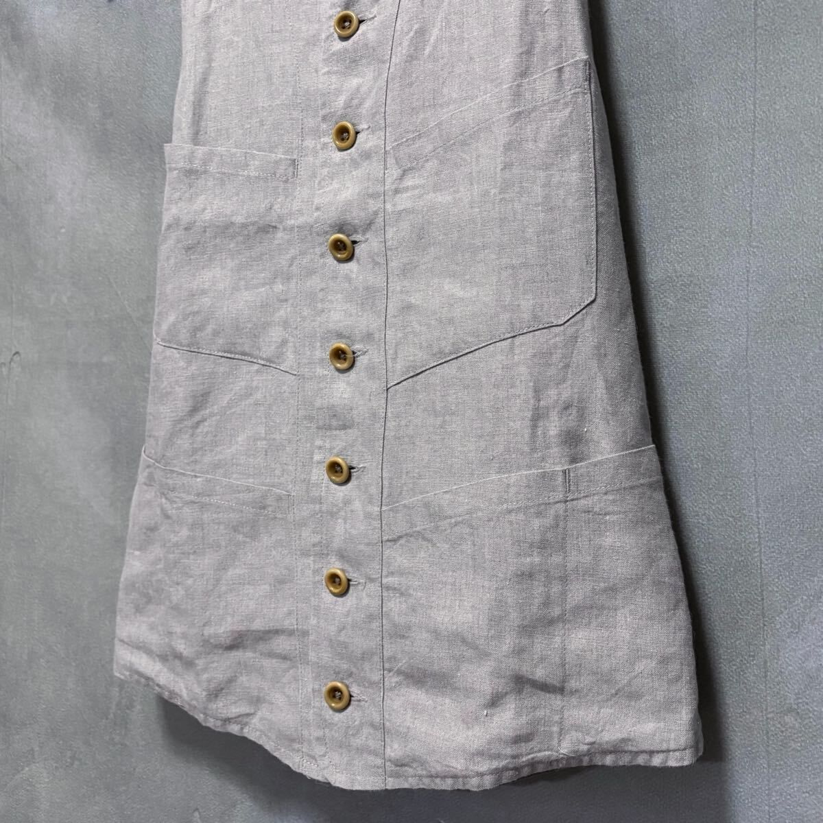 ANATOMICA アナトミカ SAGAN VEST / LINEN リネン100% サガン