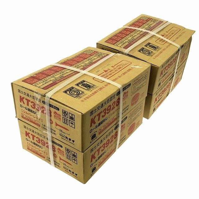 ♥品4箱セット KANAI カナイ 28mm 石膏ボード用 ロール連結ねじ KT3928 シルバーレッド 2000本 100本×20巻 コメント有117680