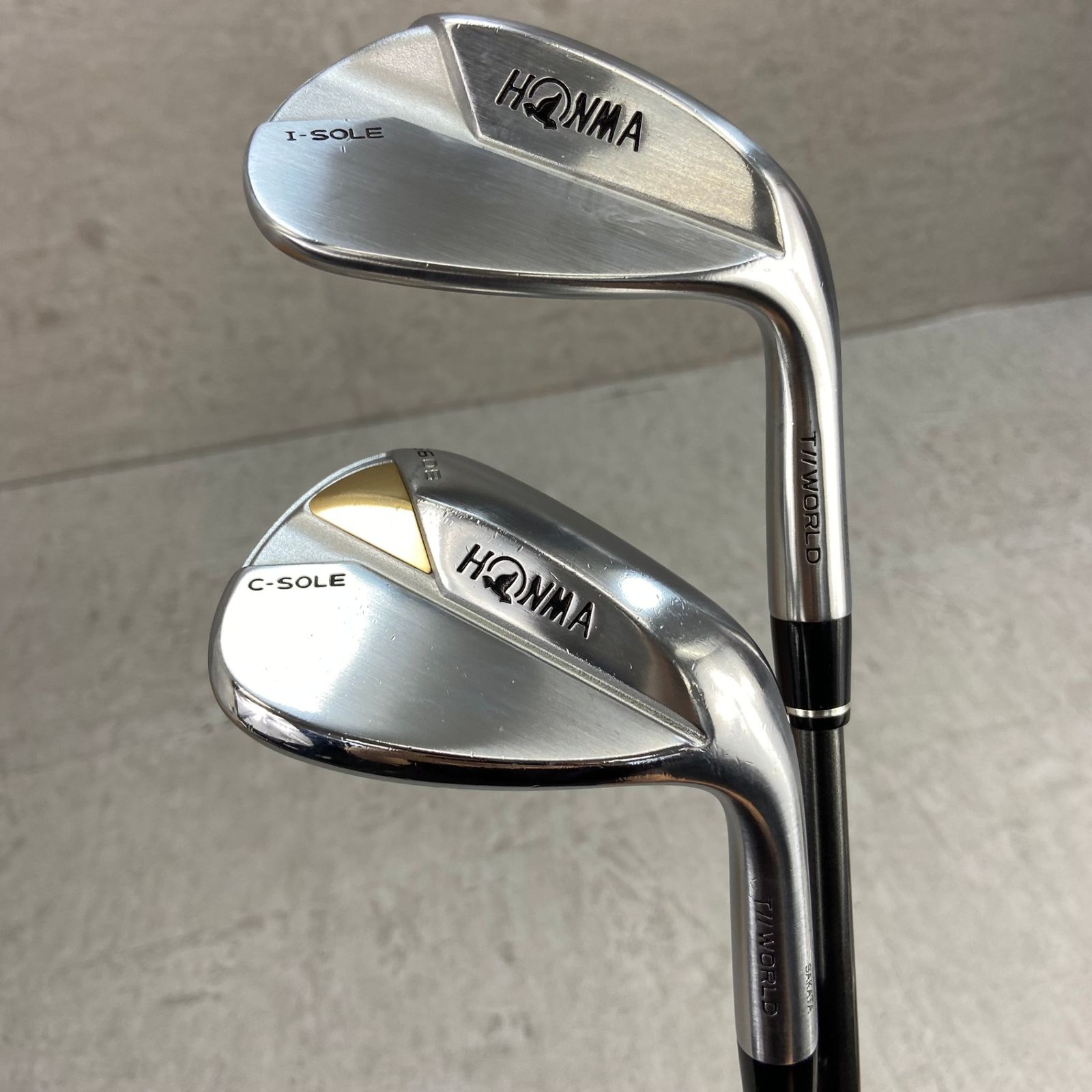 HONMA ホンマ　I-SOLE C-SOLE ウェッジ2本セット　52度58度 HONMA ホンマ I-SOLE C-SOLE ウェッジ2本セット 52度58度