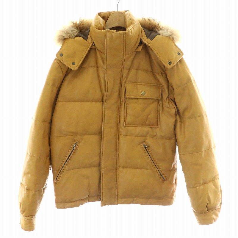 ポールスミス PAUL SMITH ラムレザー ダウン ジャケット