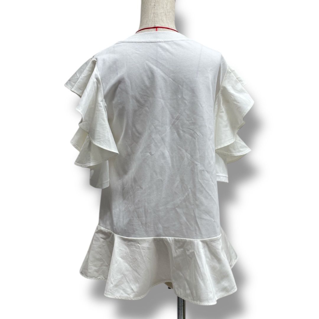 Adeam アディアム　フォクシー　トップス ADEAM アディアム ラッフルカットソー フリル Tシャツ トップス