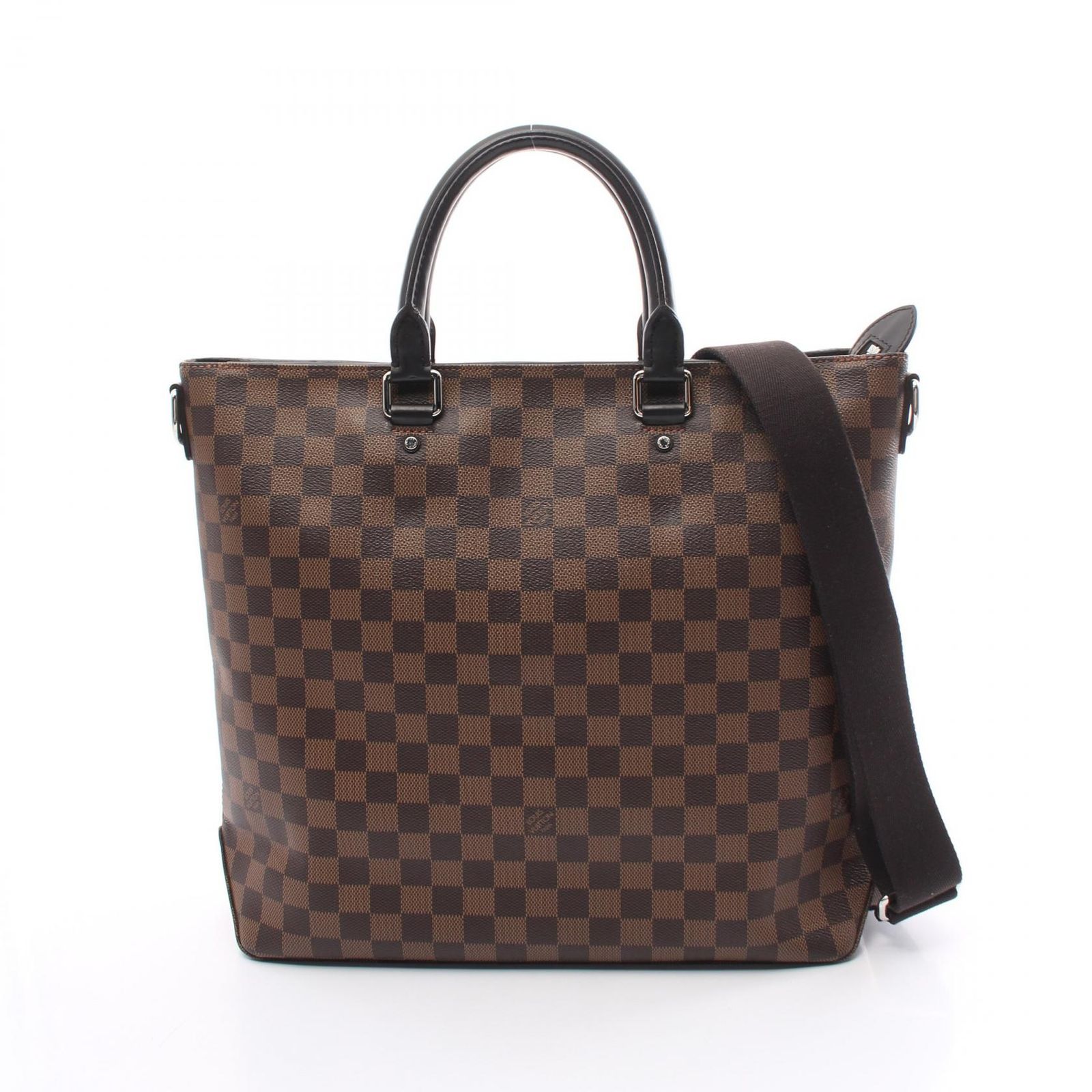 ルイ ヴィトン LOUIS VUITTON トートバッグ ジェイク N41559 PVCコーティングキャンバス レザー ジェイク トート メンズ Used A