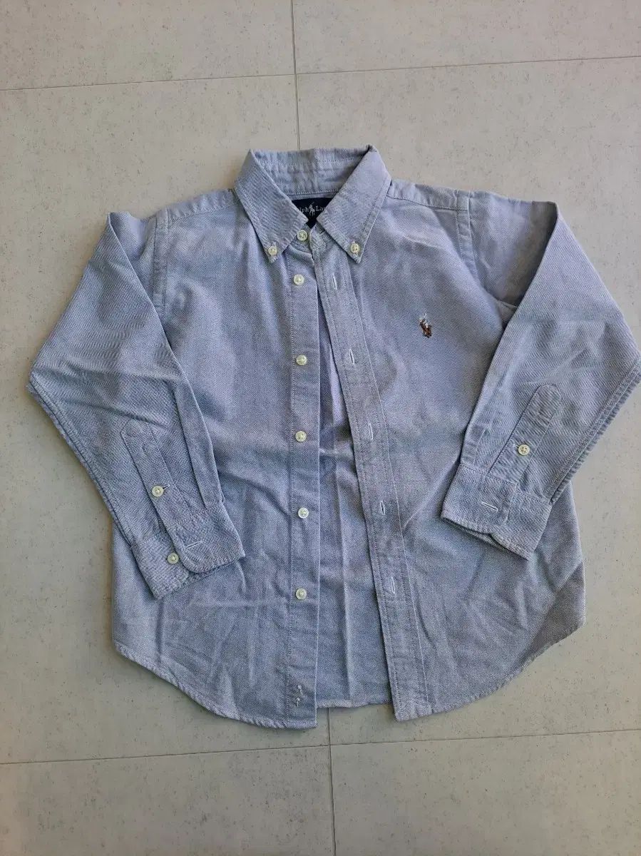 ポロ Ralph Lauren ラルフローレン オックスフォード シャツ ライトブルー 4