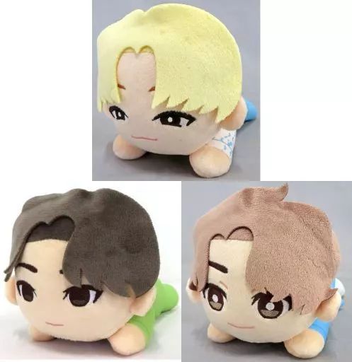 中古】ぬいぐるみ 全3種セット PetiTEEN 寝そべりぬいぐるみ
