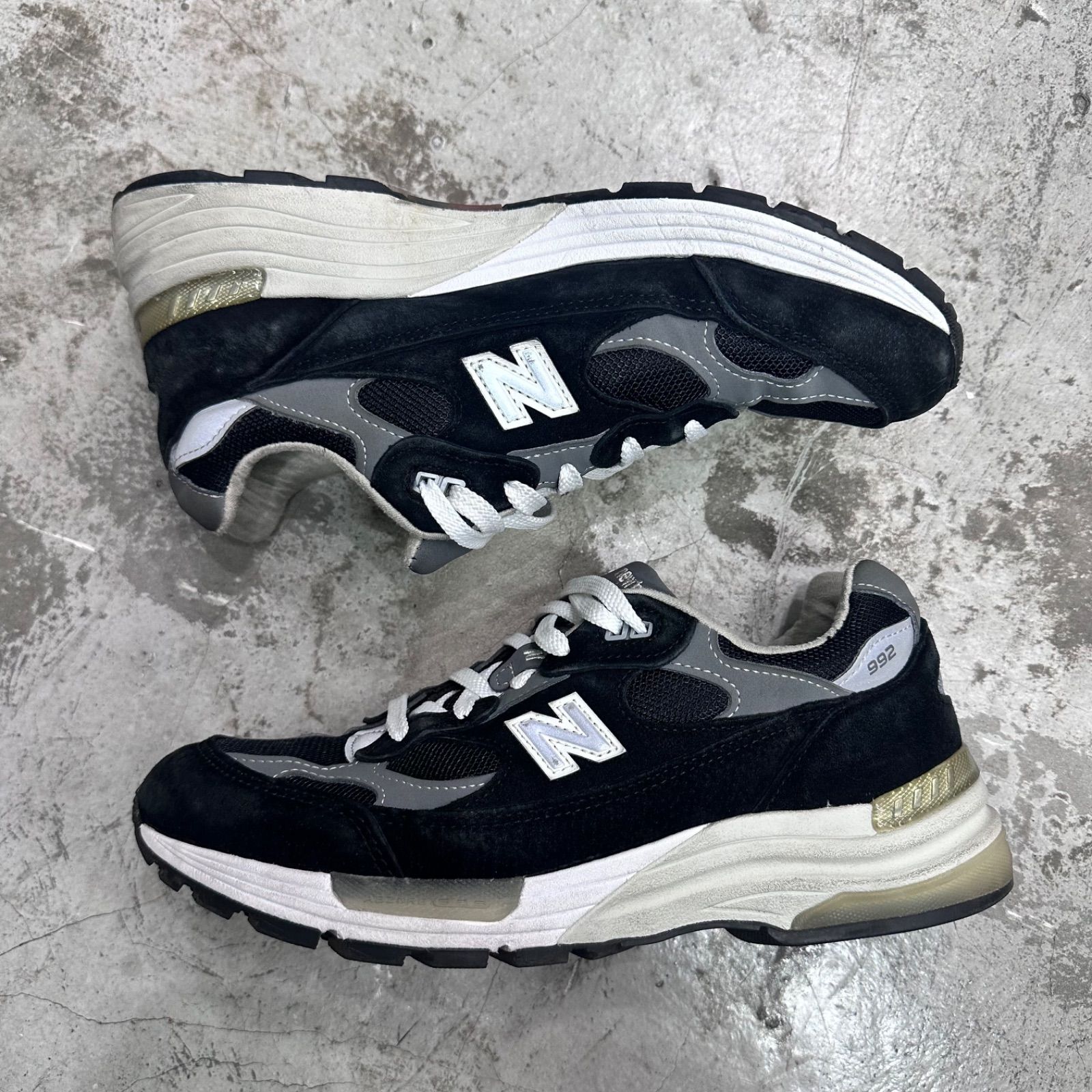 New Balance 992 Black 2021年製 スエード スニーカー M992EB 
