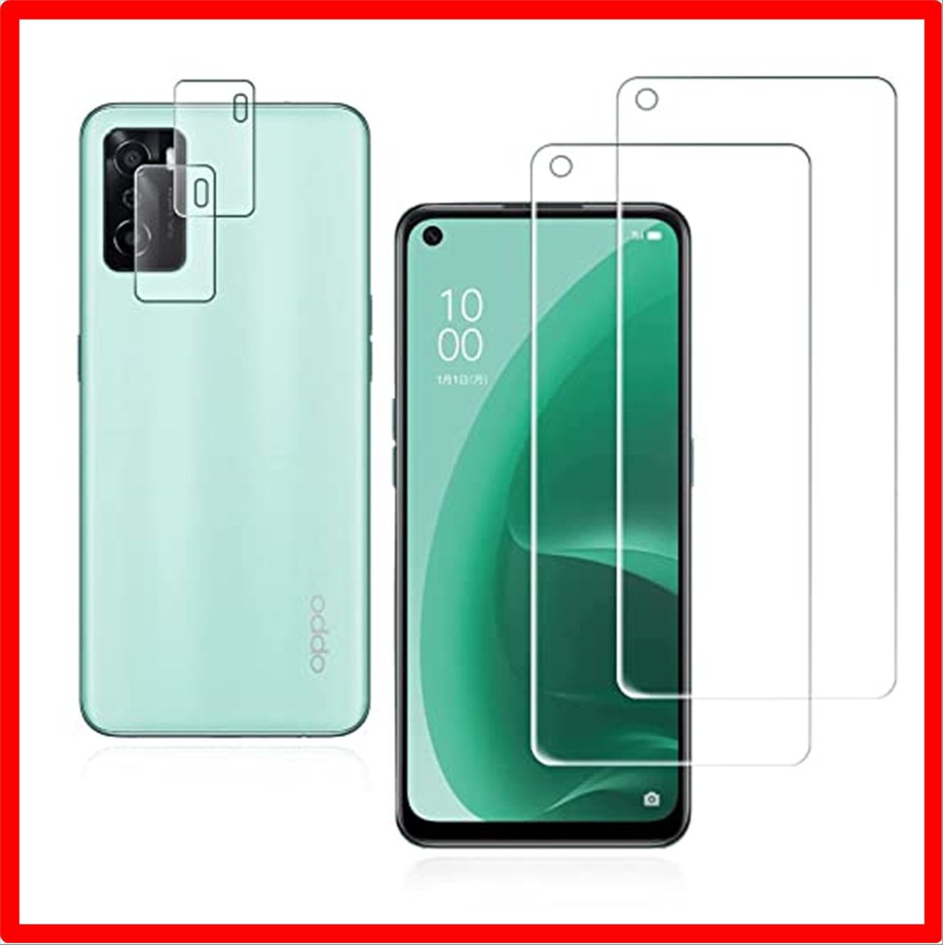 送料無料】2+2枚 対応OPPO A55s 5G 【４枚入り】FOR OPPO A55s 5G 用の