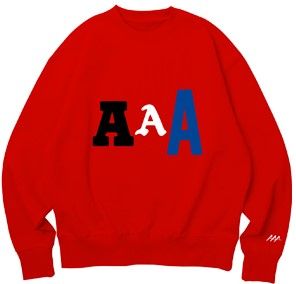 Asia Artist Awards AAA Crewneck - Red XL アジアアーティストアワード