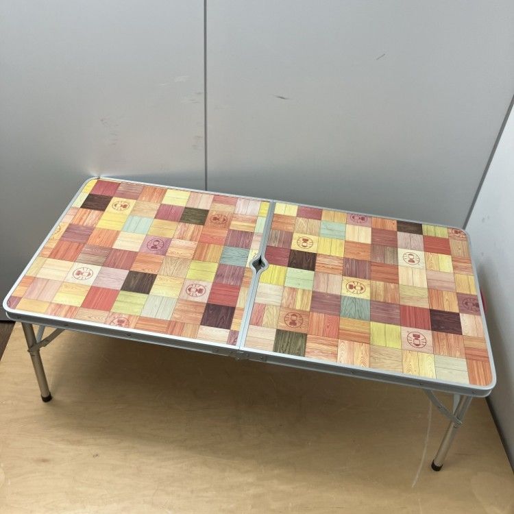 コールマン リビングテーブル120 モザイクウッド 廃盤品 コールマン