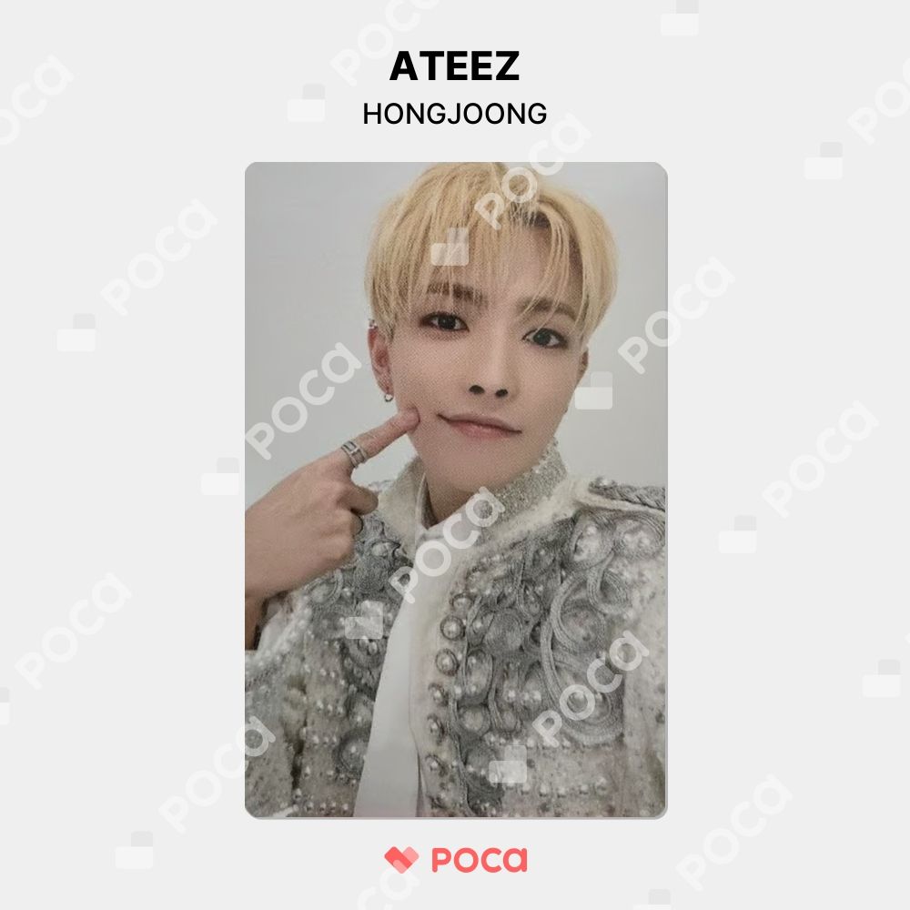 ATEEZ ホンジュン サイン ワールドツアーサウンドチェック トレカ ATEEZ ホンジュン ソウルコン アンコン サウンドチェック トレカ