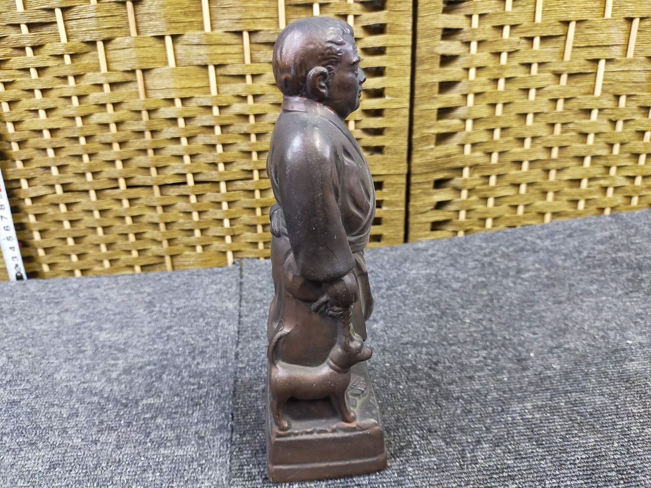 E08-20251024-12 西郷隆盛 置物 高：22cm ブロンズ像 - メルカリ