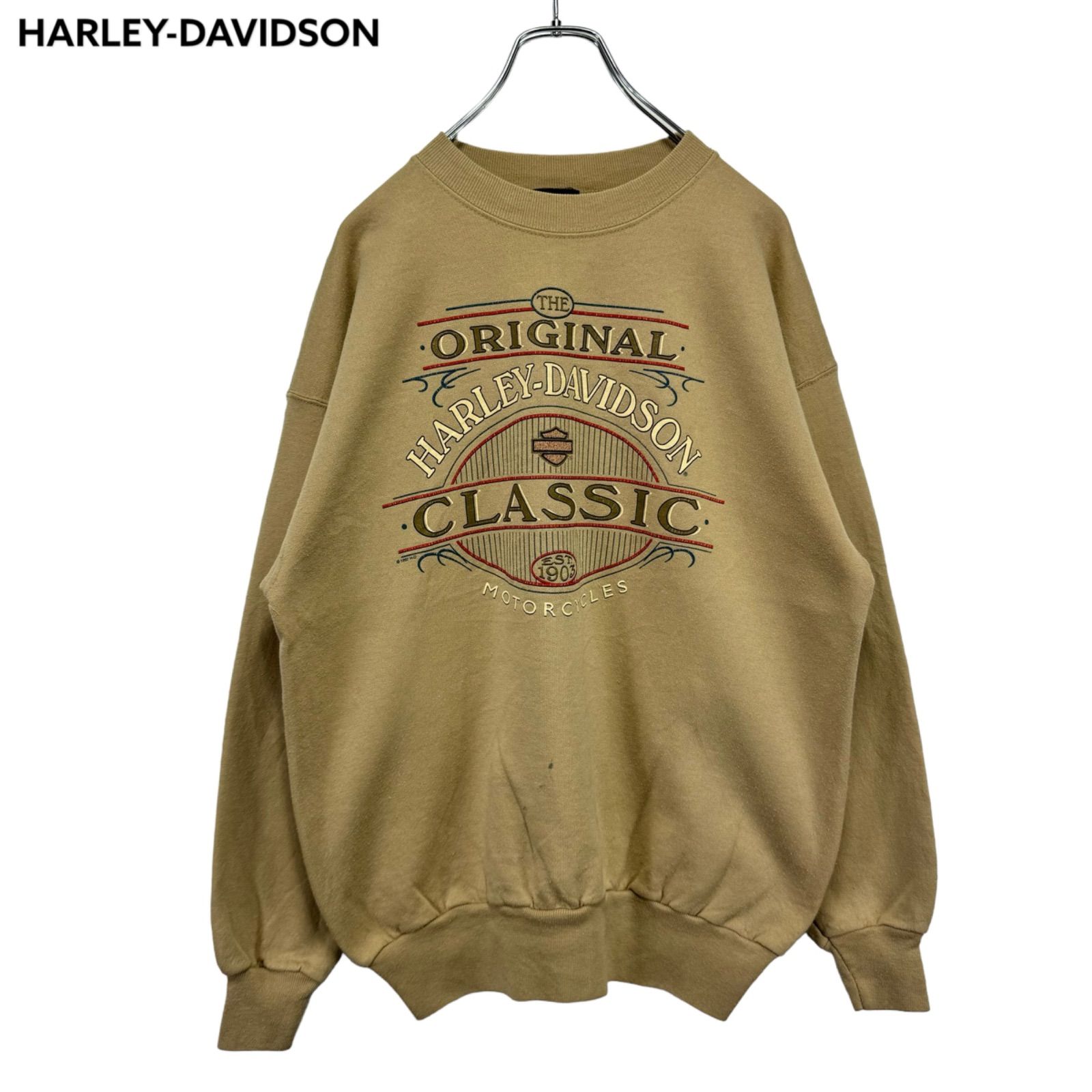 90s vintage HARLEY-DAVIDSON Logo Print Sweatshirt ハーレー 