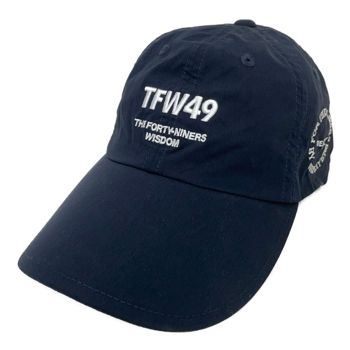 coco 中古 ティーエフダブリュー　フォーティーナイン TFW49 キャップ フリー 濃紺 ネイビー ロゴ刺しゅう 中古 ティーエフダブリュー フォーティーナイン TFW49 キャップ