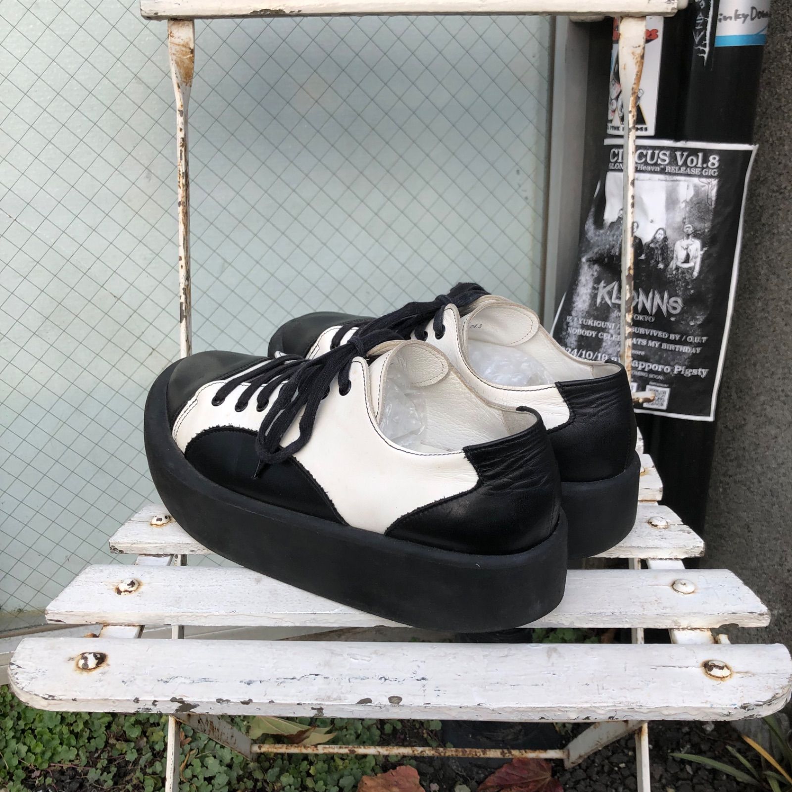 tokyo bopper 24.5cm platform leather sneaker harajuku - メルカリ