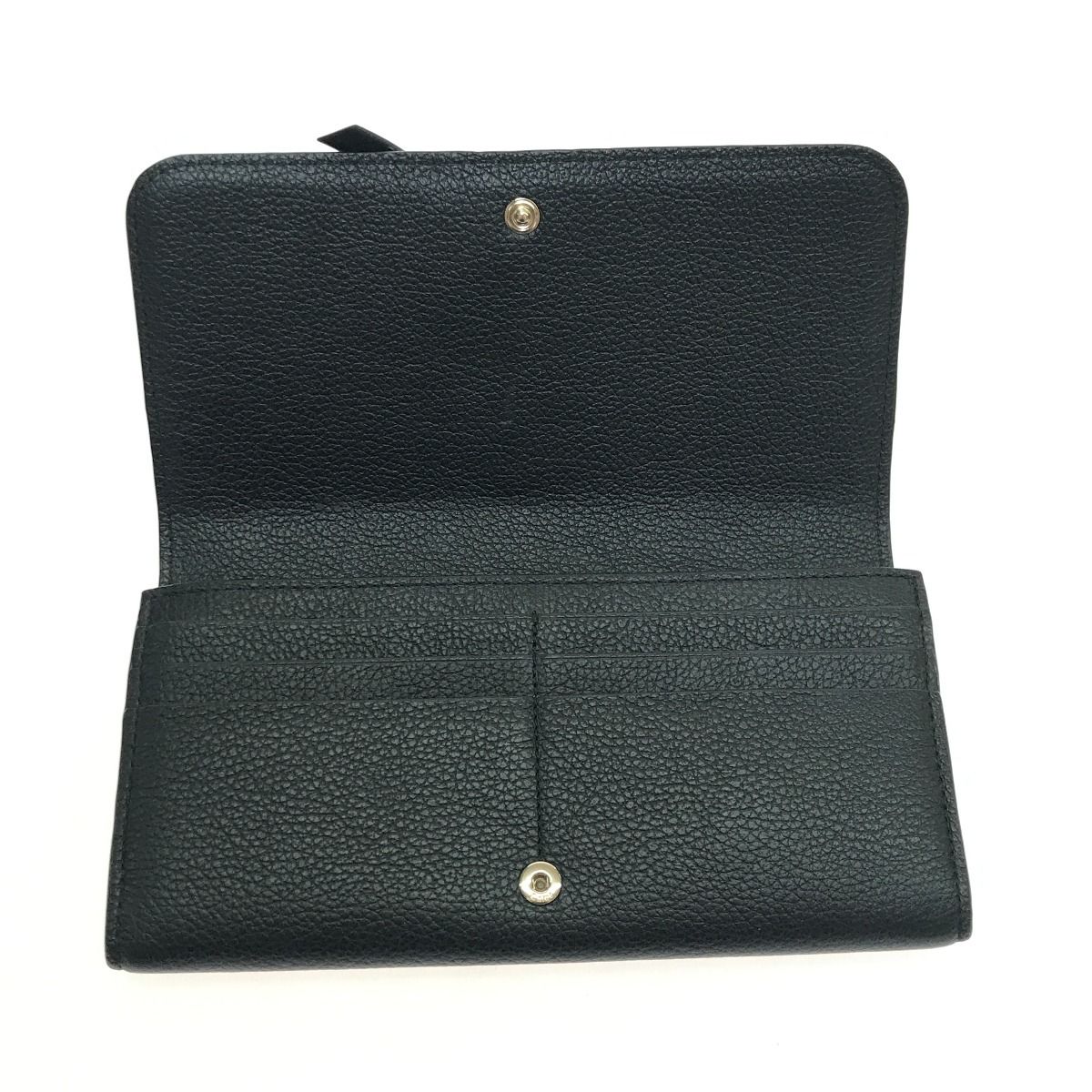 Chloe クロエ 長財布 ロゴプレート ブラック - メルカリ 