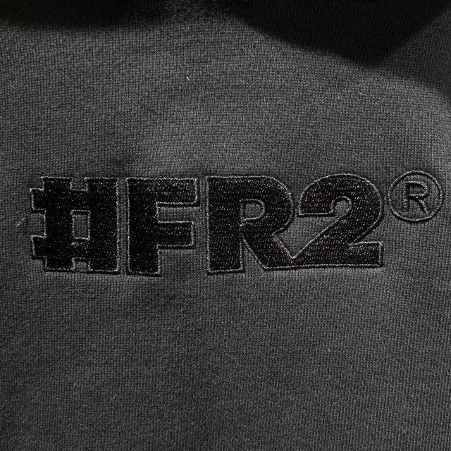 FR2 エフアールツー ReZARD ブラック パーカー プリント フーディー FR2 2024 BLACK RABBITS LOGO HOODIE SIZE-L NFT保有者限定 エフ