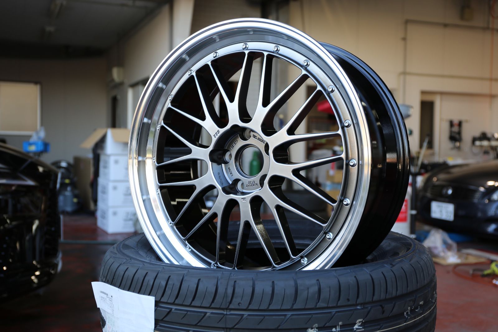 新品4本】ホイール BBS LM 9J＋32 5H PCD120 21インチ 40
