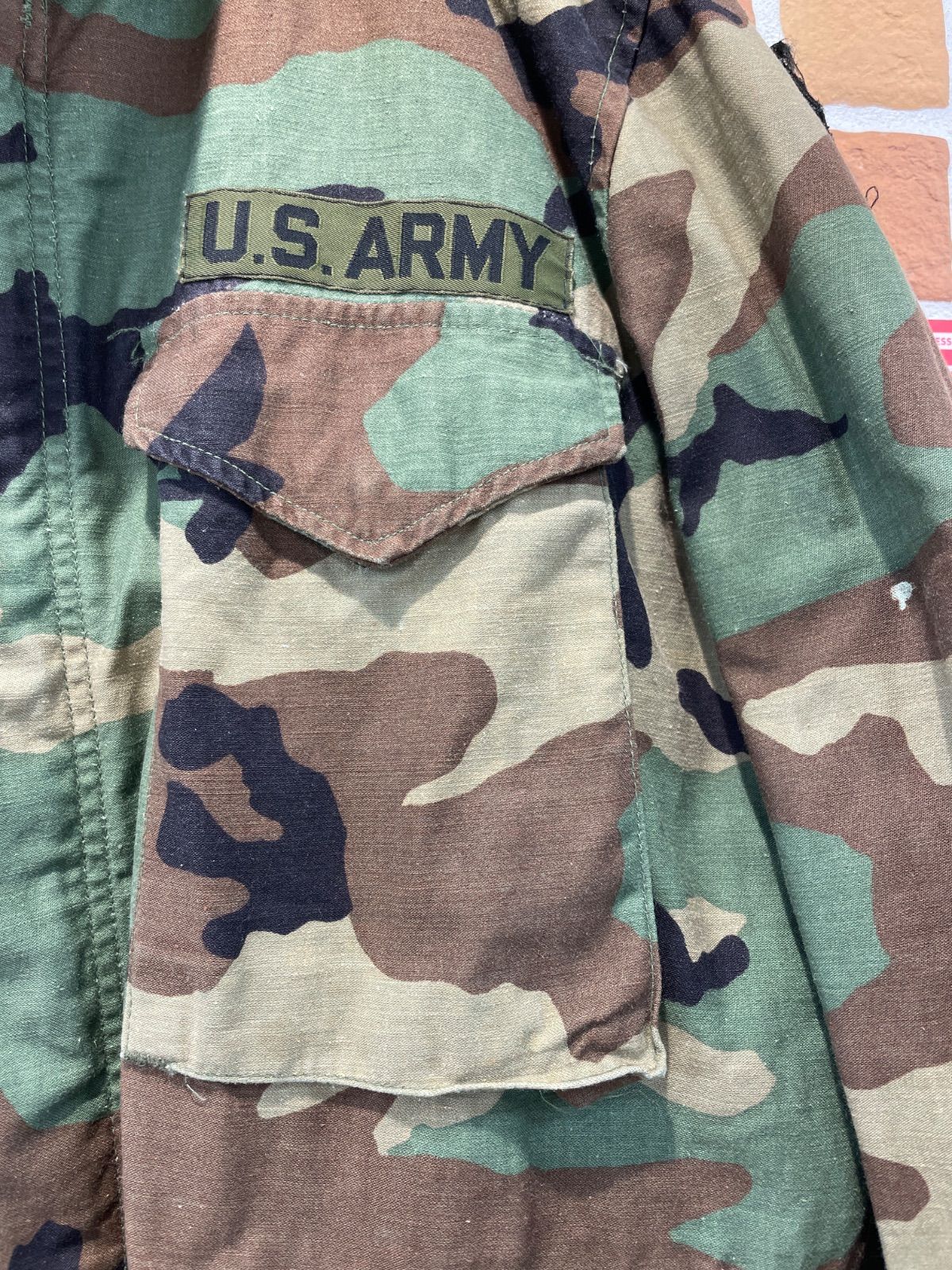 U.S ARMY ユーエスアーミー M-65 フィールドジャケット カモフラ