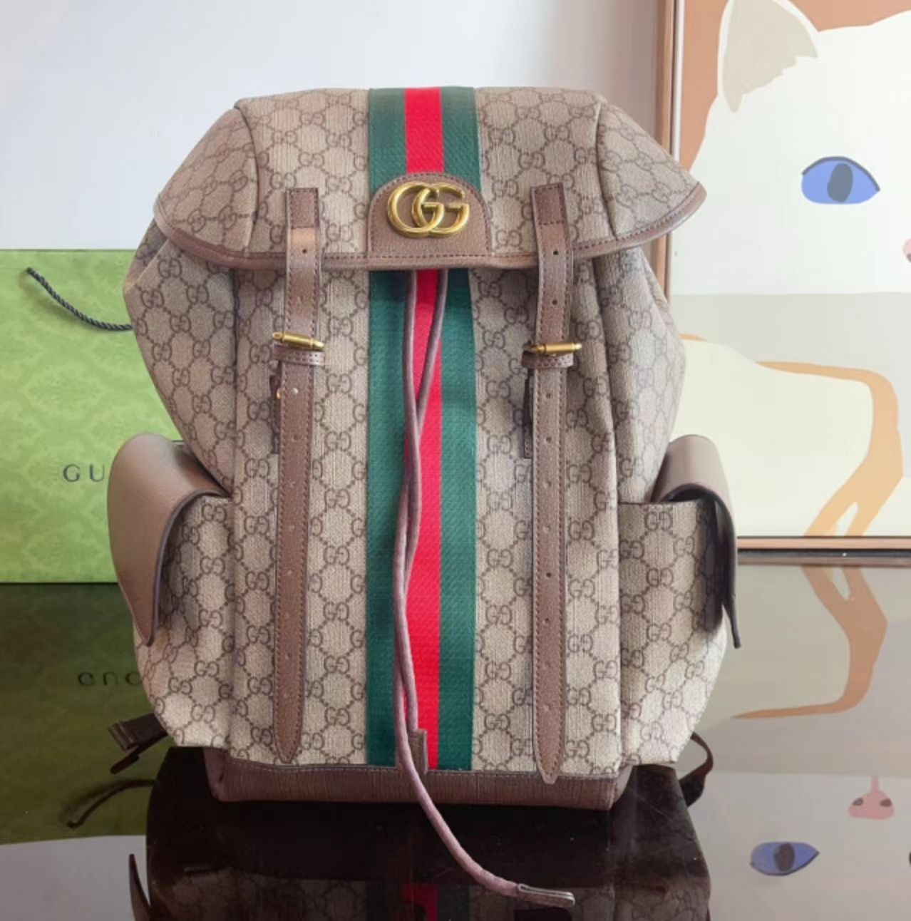 美品☆ GUCCI リュック オフィディア GG オフィディア　スモール　リュック