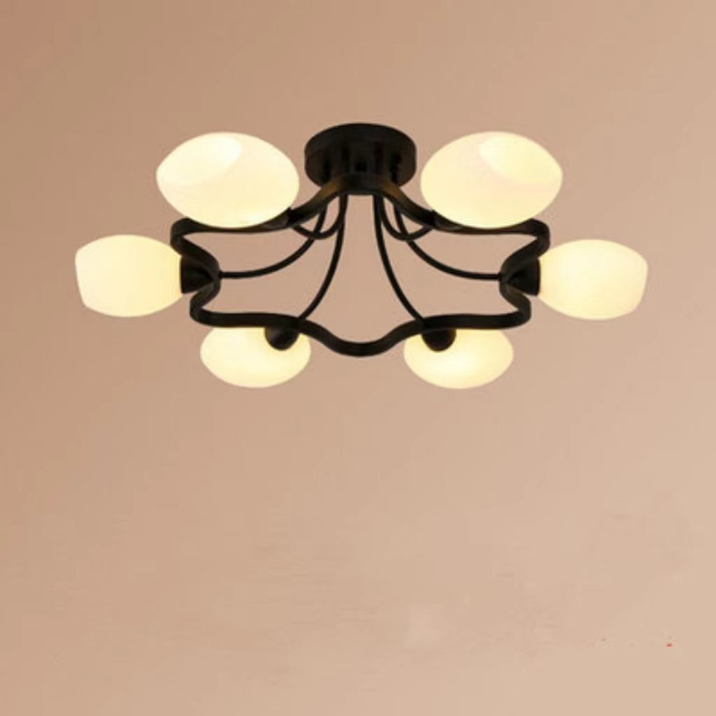 極美品☆高品質 希少 ドイツ ヴィンテージ シャンデリア 6灯 北欧