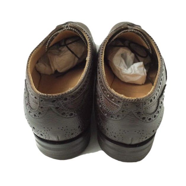 EDWARD GREEN エドワードグリーン FALKIRK #202 ファルカーク カントリーカーフ ウイングチップシューズ UK8.5E(27cm) WALNUT フルブローグ 革靴 ダイナイトソール シューズ【EDWARD GREEN】