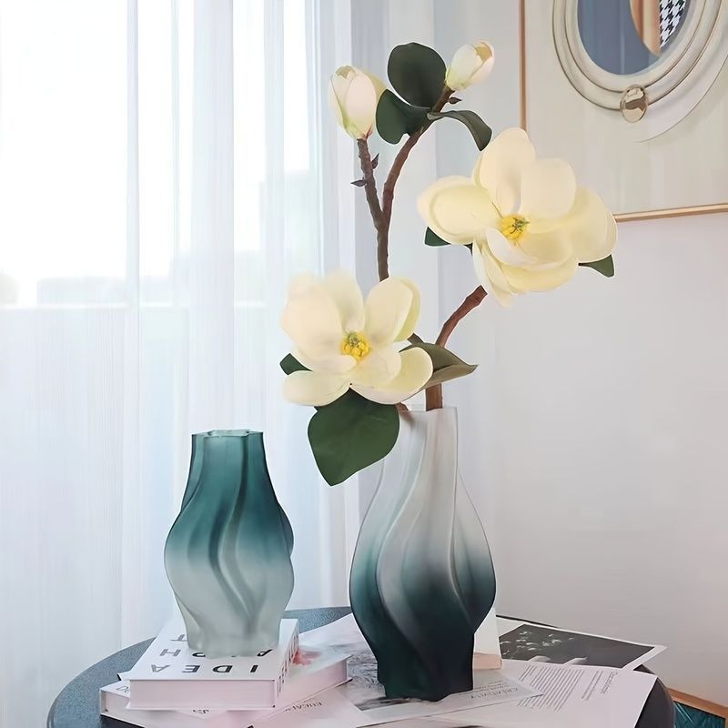 花瓶 おしゃれ かわいい インテリア ユニーク 幾何学的 デザイン 北欧 大きめ 小さめ フラワーベース 花器 ガラス製 ギフト プレゼント 4-7  - メルカリ