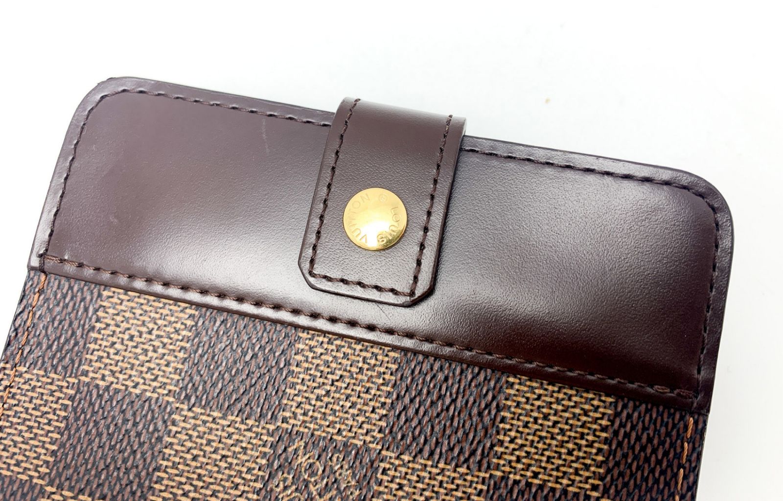 極上美品❣️ルイヴィトン　ダミエ　コンパクトジップ　二つ折り財布　L01 ルイヴィトン LV コンパクトジップ ダミエ 二つ折り財布 極美品 ルイ