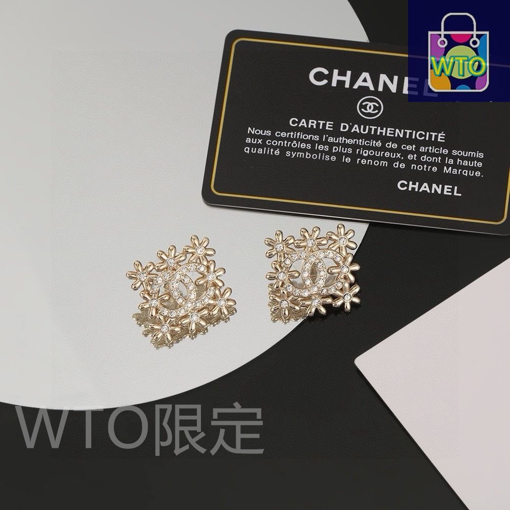今日特価】Chanel シャネル 新入荷イヤリング レザーデザイン