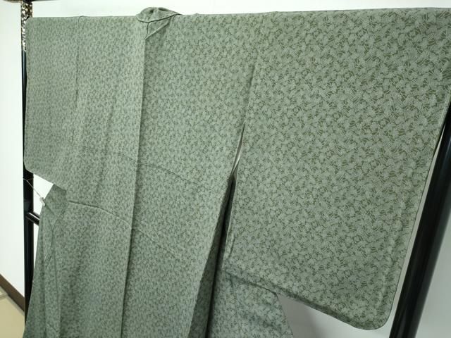 平和屋本店□極上 人間国宝 小宮康孝 江戸小紋 大根とおろし金 麹塵色  