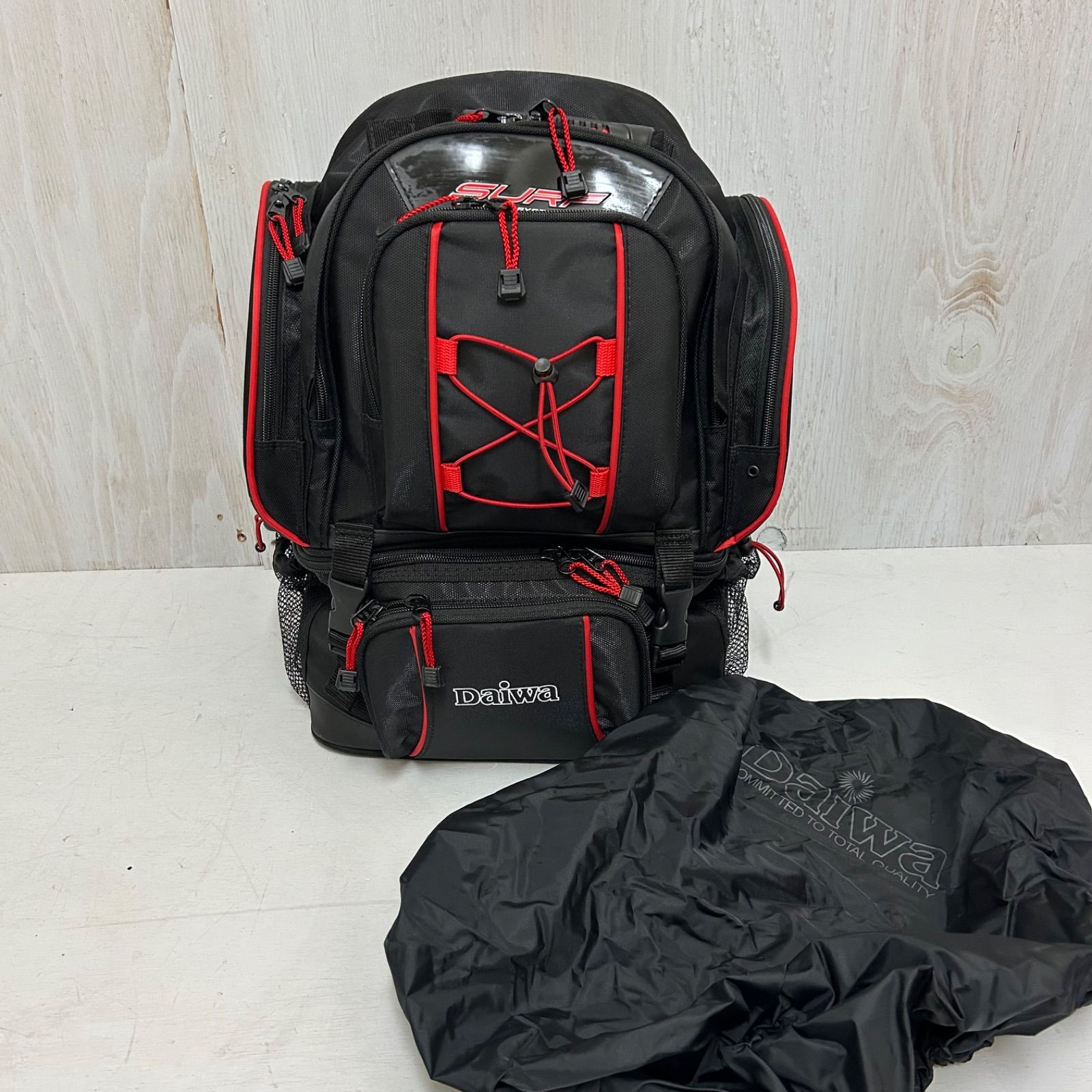 DAIWA ダイワ システマサーフバッグ レインカバー付き