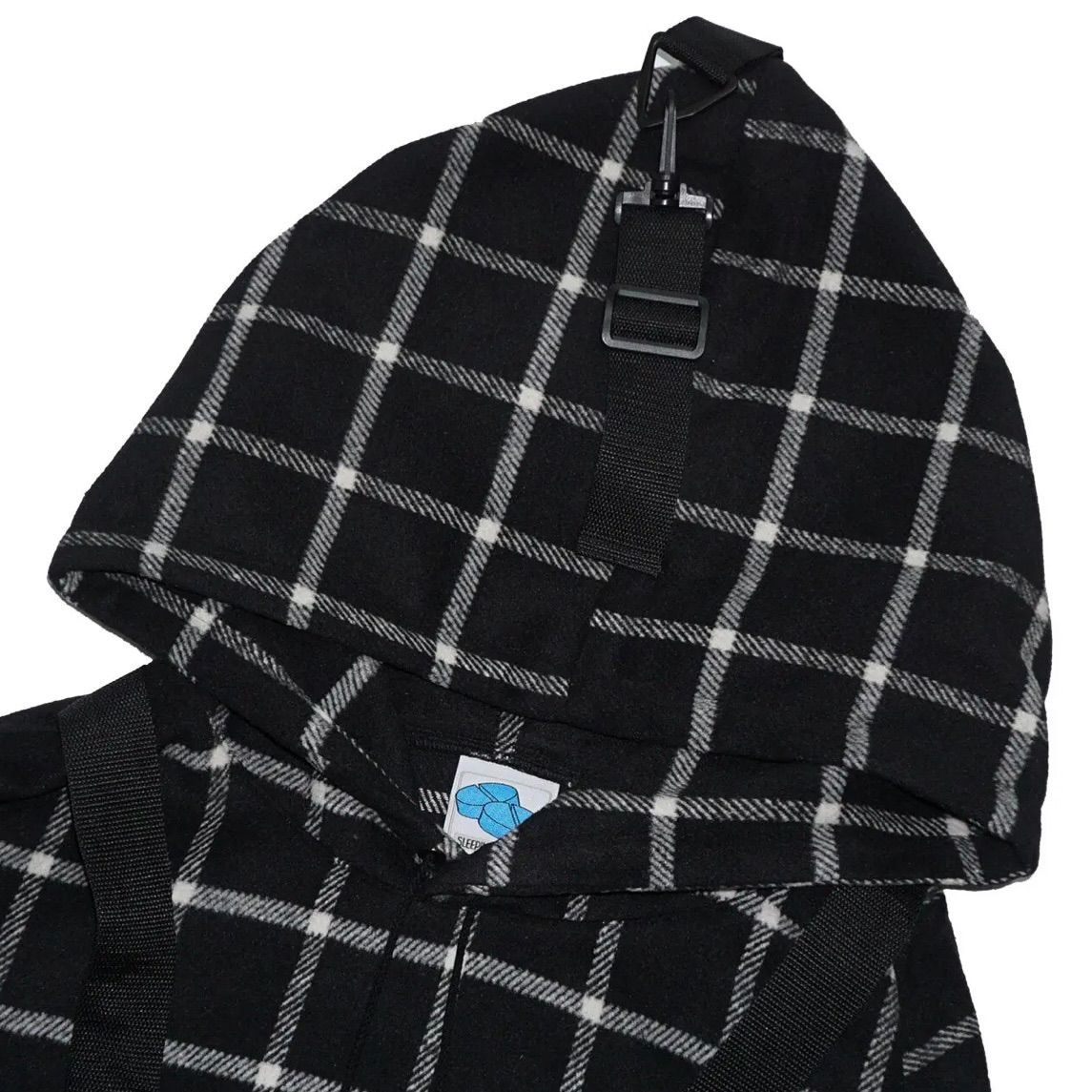 【SLEEPING TABLET】アノラックパーカー "WOOLY [ SUSPEND ANORAK ]" / BLACK