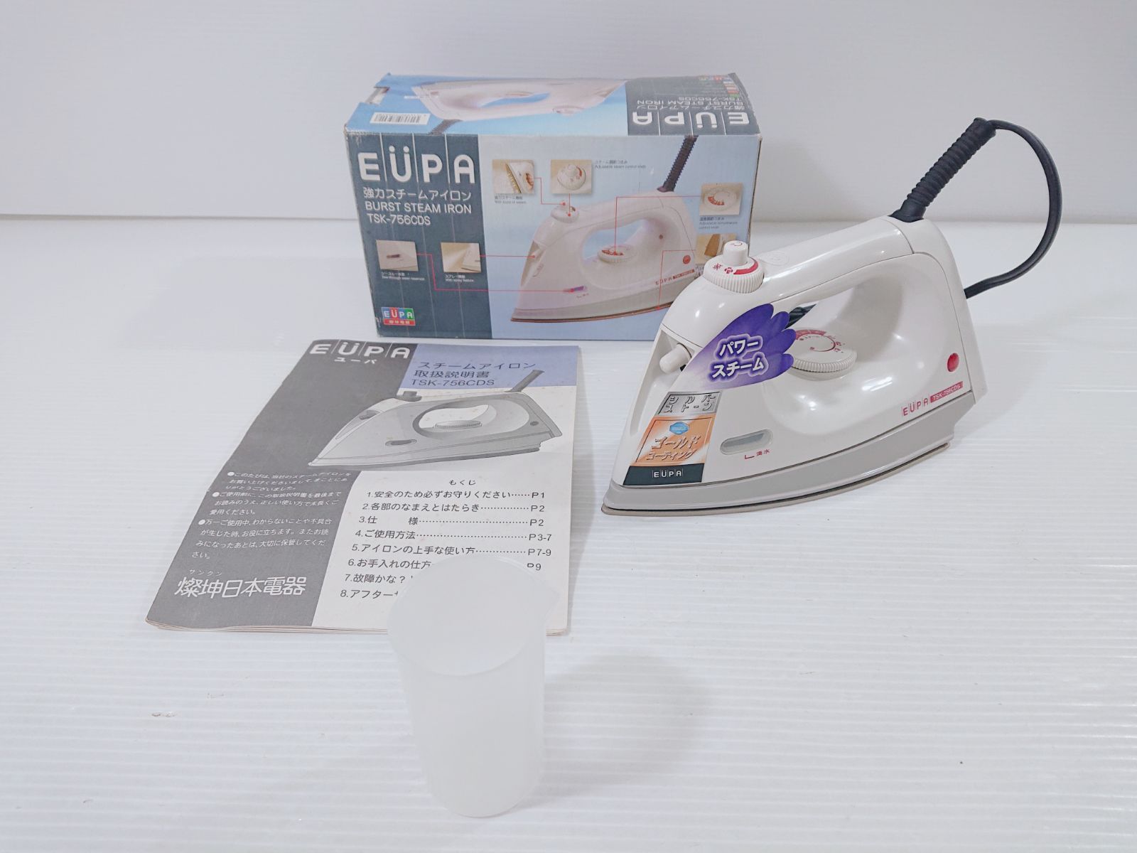 EUPA 強力スチームアイロン TSK-756CDS 衣類用スチームアイロン - メルカリ