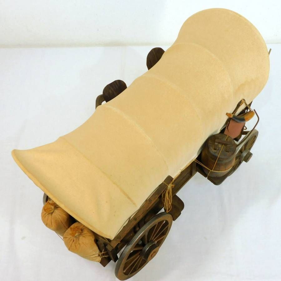 ◇ハンドメイド 幌馬車◇65cm◇リアル造形◇付属品多数◇西部