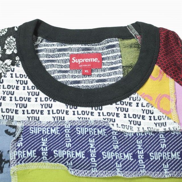 新品 SUPREME シュプリーム 23SS PATCHWORK JACQUARD L/S TOP パッチワークジャガードロングスリーブトップ XL  Multicolor 長袖 Tシャツ カットソー トップス s18362 - メルカリ