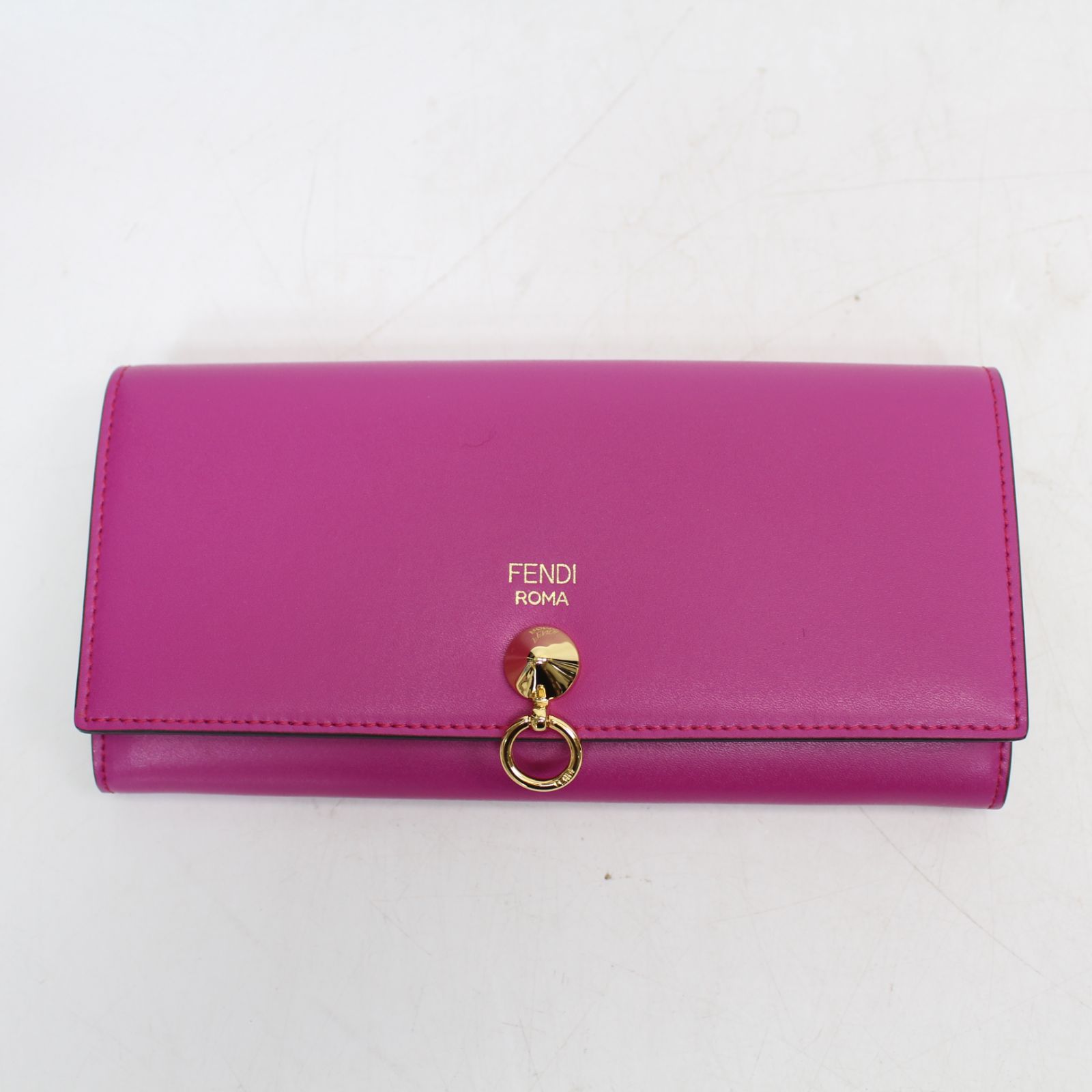 フェンディ コンチネンタルウォレット 二つ折り長財布 ピンク 8M0251 フェンディ コンチネンタルウォレット 二つ折り長財布 ピンク 8M0251