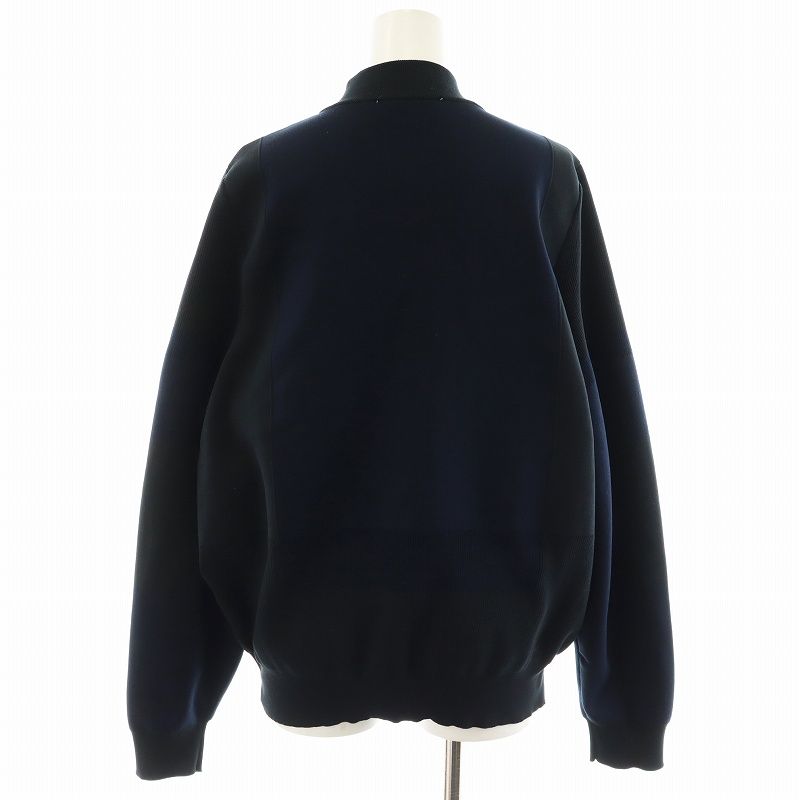 美品◇ENFOLD Knit Jumper ニットブルゾン　ネイビー38 ENFOLD Knit Jumper ニットブルゾン ネイビー38