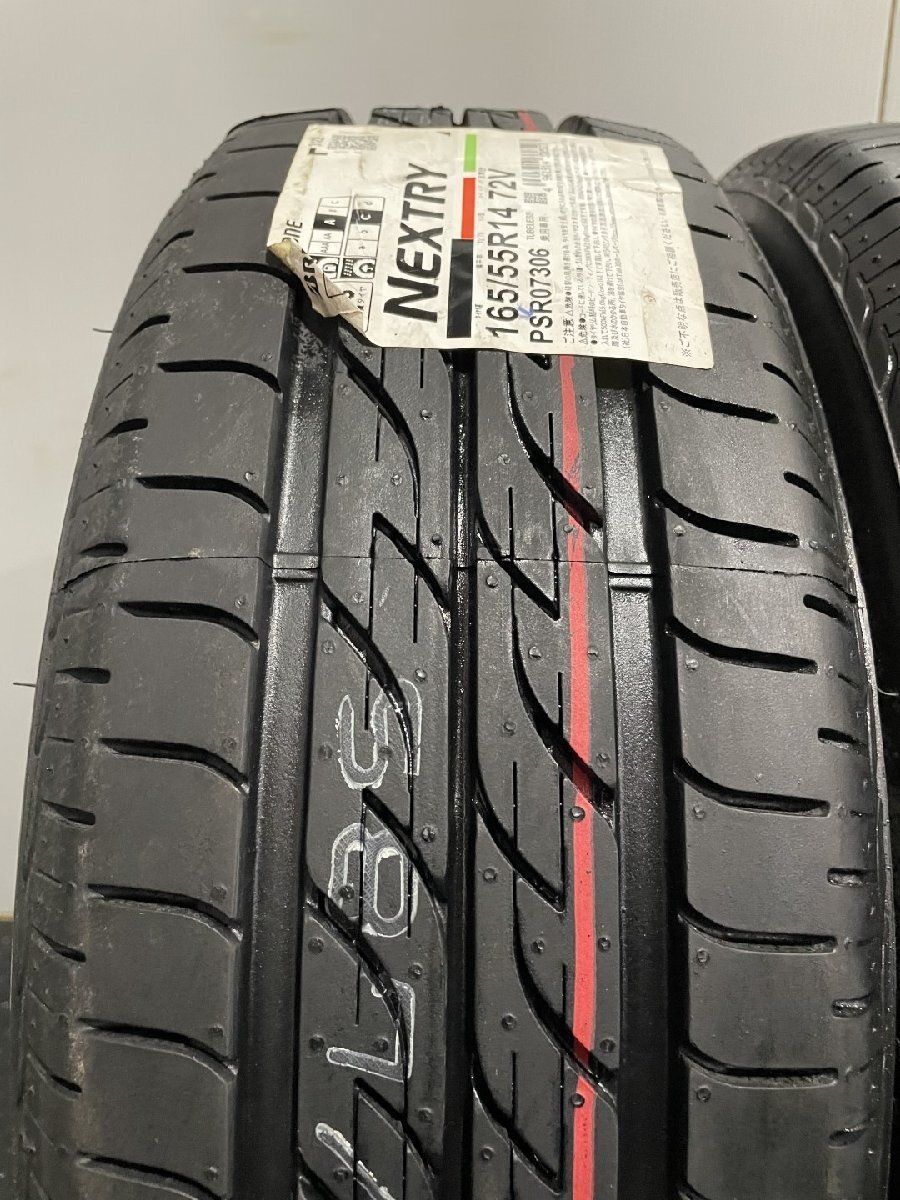 新品 BS BRIDGESTONE NEXTRY 165/55R14 72V 14インチ 夏タイヤ 4本 22  