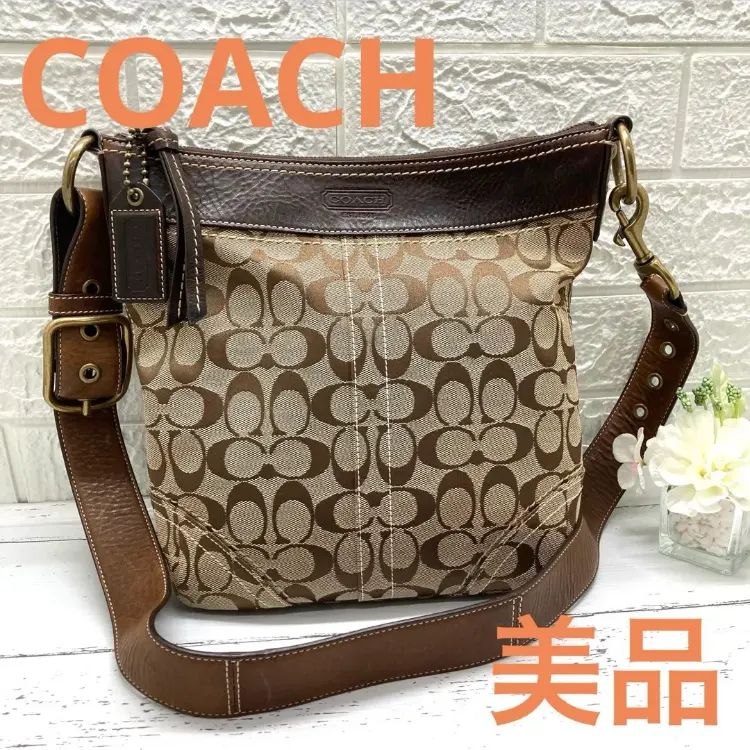 極美品❣️COACH コーチトートバッグレディースブランドブラウンシグネチャー柄 楽天市場】コーチ COACH ハンドバッグ キャンバス レザー ミニ