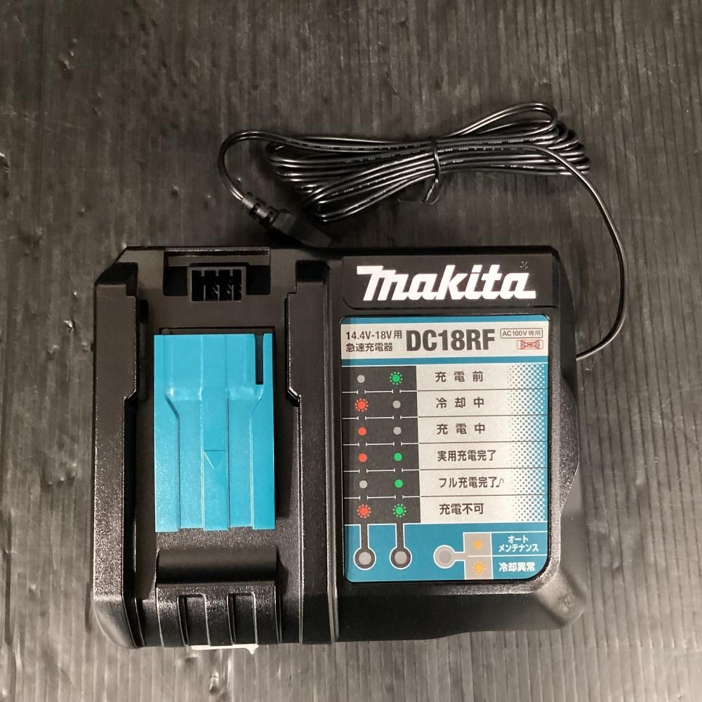 未使用品】makita/マキタ DC18RF+BL1860B×2 充電器+バッテリ2個 未使用品】makita/マキタ DC18RF+BL1860B×2 充電器+バッテリ2個