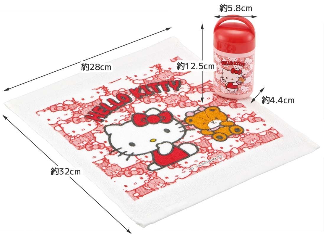 在庫セール】ハローキティ サンリオ うしろうし おしぼり 日本製 ケース付き おしぼりセット 32×30.5cm 抗菌 OA5AG-A スケーター( Skater) - メルカリ