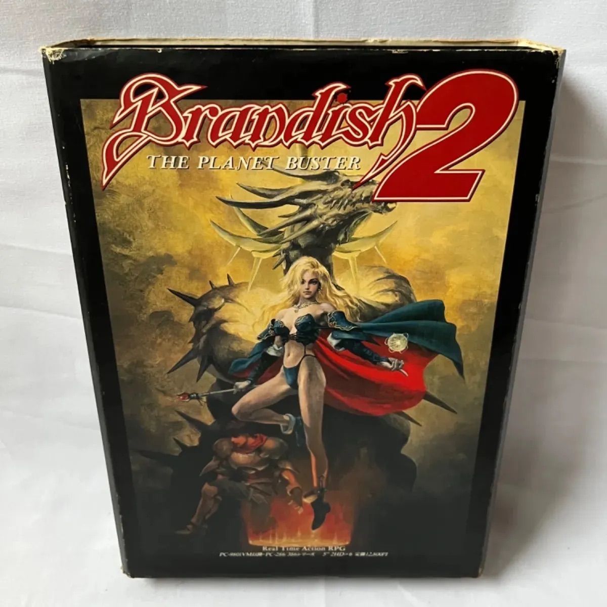 Pc 9801vm 5インチfd ブランディッシュ2 Brandish2 The Planet Buster ファルコム Falcom 箱説付