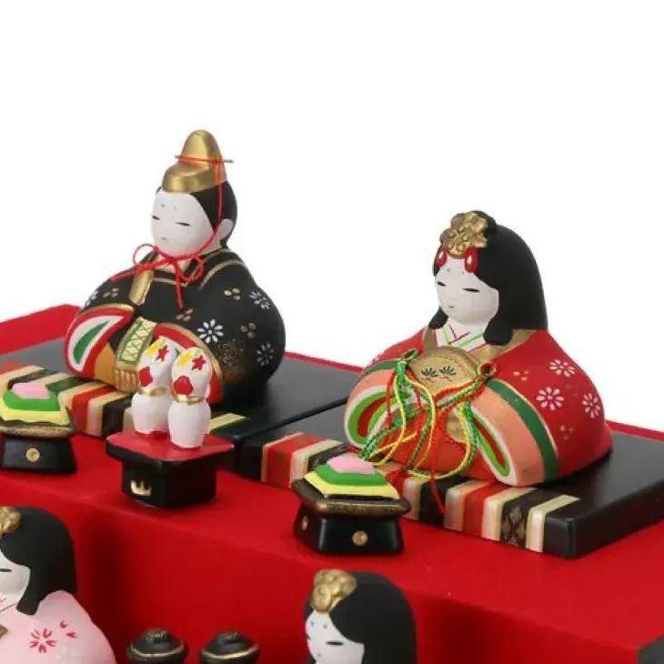 新品 定価18,700円】三段飾り 雛人形 薬師窯 錦彩華みやび雛 雛飾り