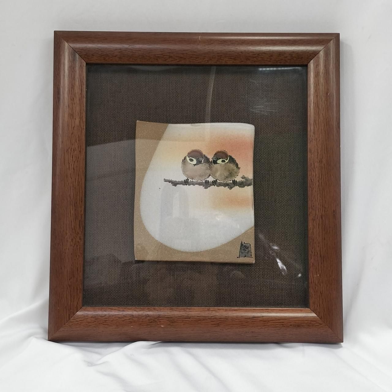 中村 陶志人 九谷焼 陶額 Toshito Nakamura Kutani ware ceramic frame