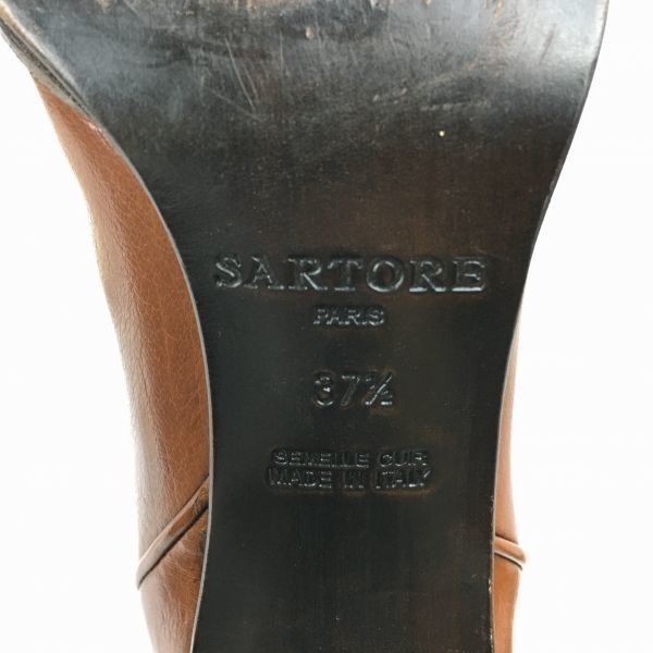 袋付き！イタリア製 SARTORE サルトル 本革使用 ロングブーツ size37.5