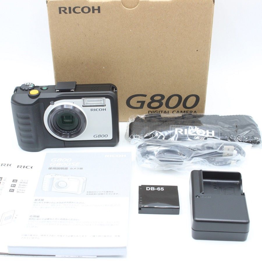 美品 RICOH G800 工業用デジタルカメラ 防水 防水・防塵・業務用デジタルカメラ RICOH G800 （本製品は生産