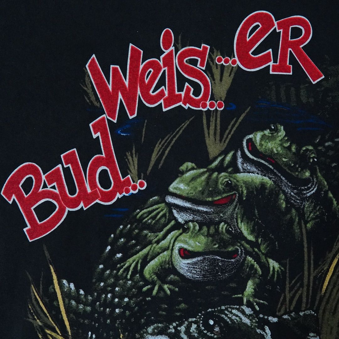 タグ付き　Cardinals Budweiser 大リーグ　ゲーム　シャツ バドワイザー Tシャツ XL ブラック 90s USA製 Changes